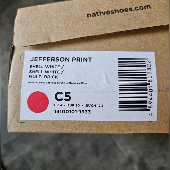 Native Kids Shoes - Multicolor Stripes - Picture 3 of 7